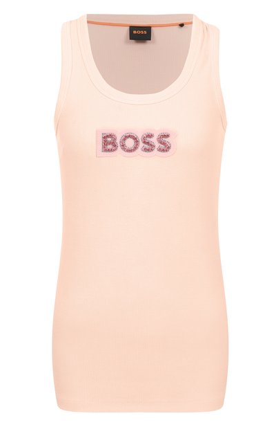 Женская хлопковая майка BOSS ORANGE, арт. 50536985