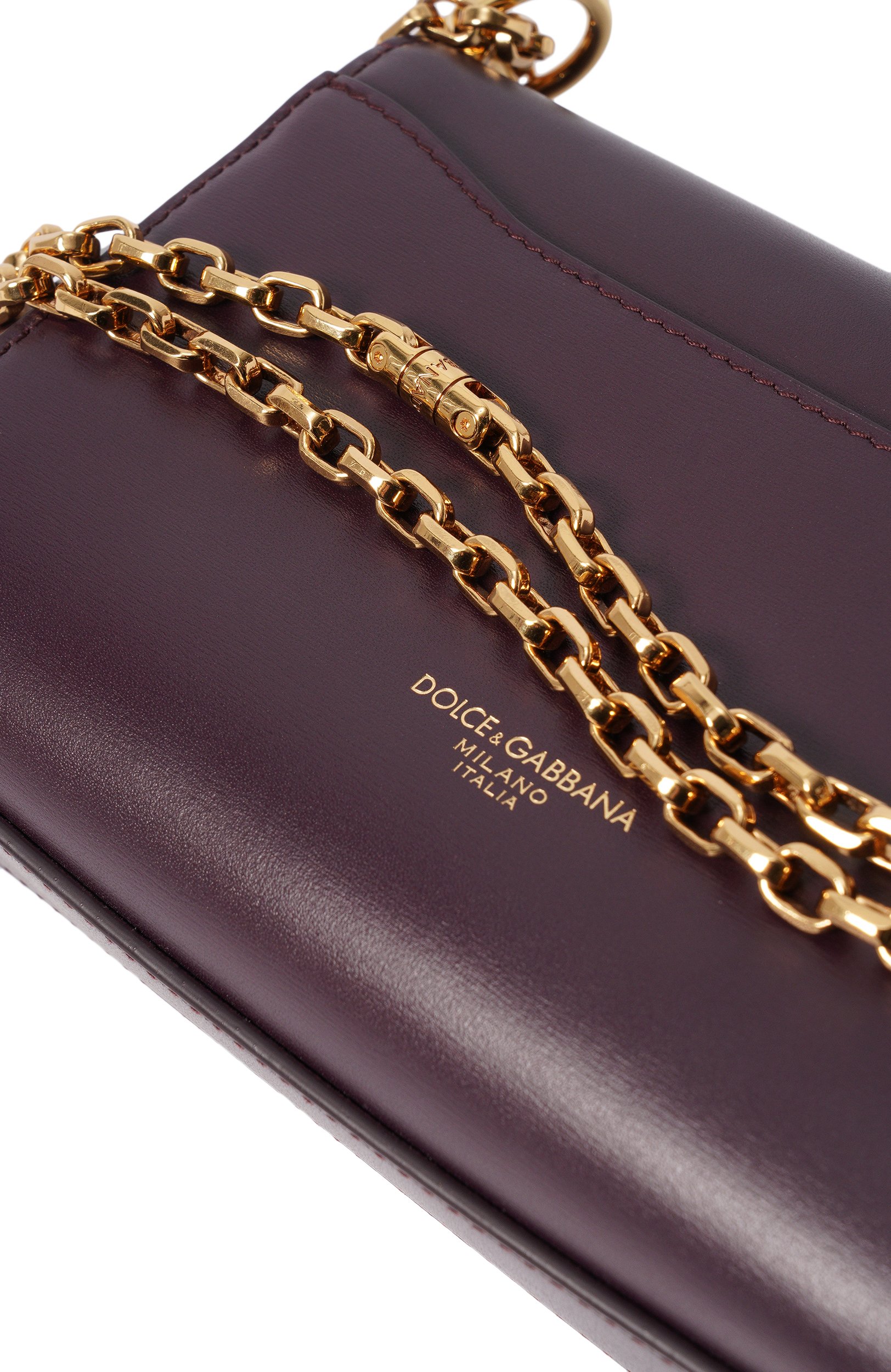 Сумка marlene mini DOLCE & GABBANA бордового цвета по цене 206000 руб., арт. BB7766/A3G19, фото 6 Сумка marlene mini DOLCE & GABBANA, арт. BB7766/A3G19, фото 6