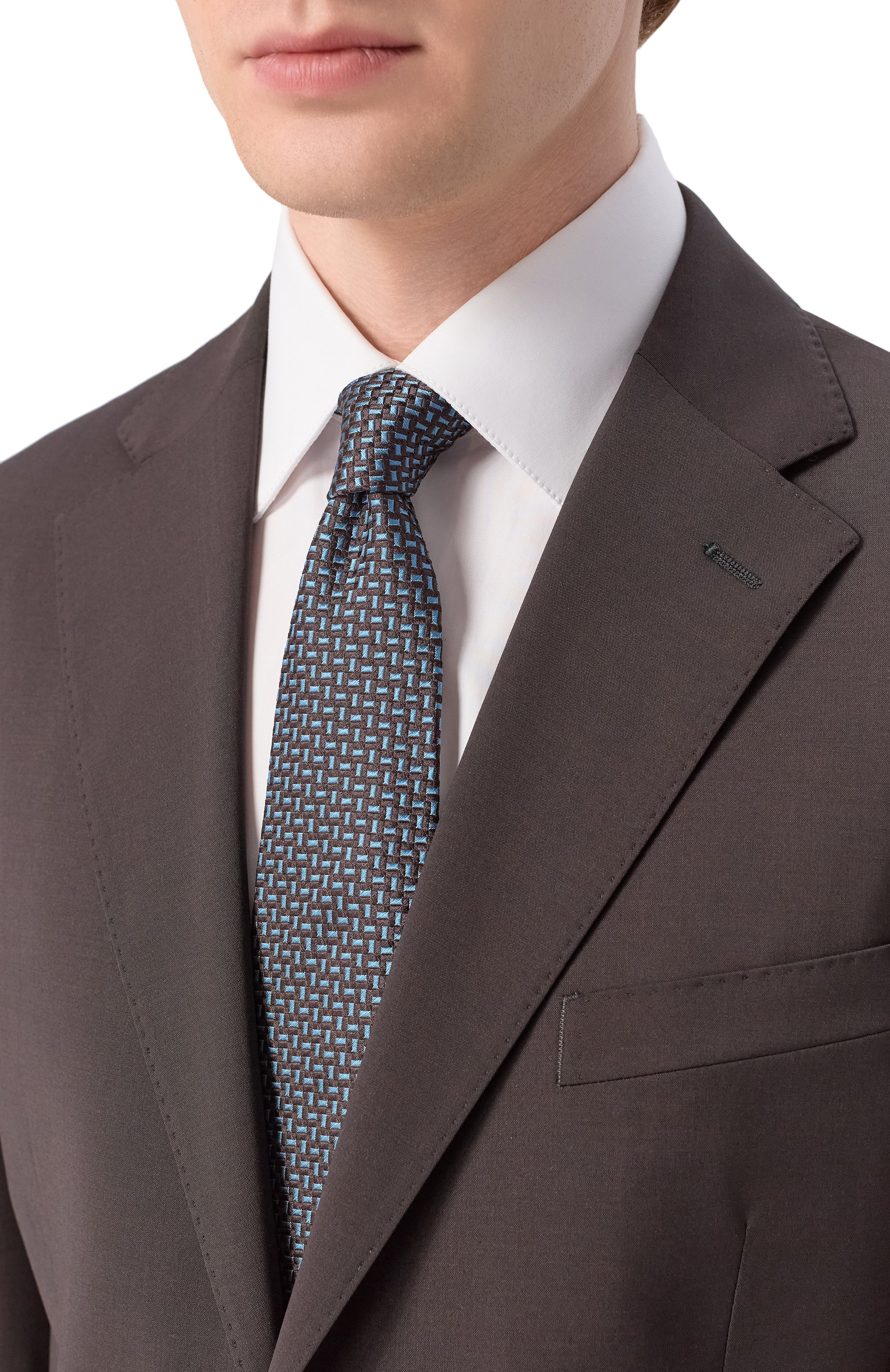 Шелковый галстук ZILLI, арт. CRAV02M0600VSJQ00, фото 2