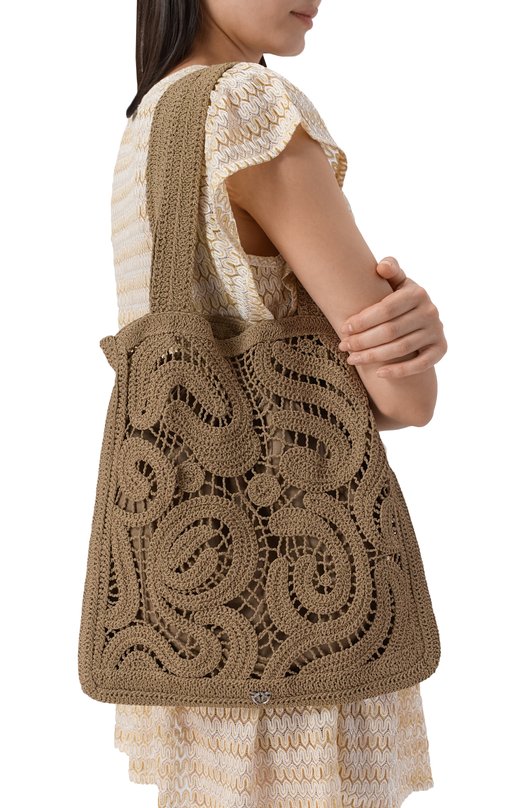 Сумка-шопер Pinko 106938/A3CE Коричневый  106938/A3CE Фото 2