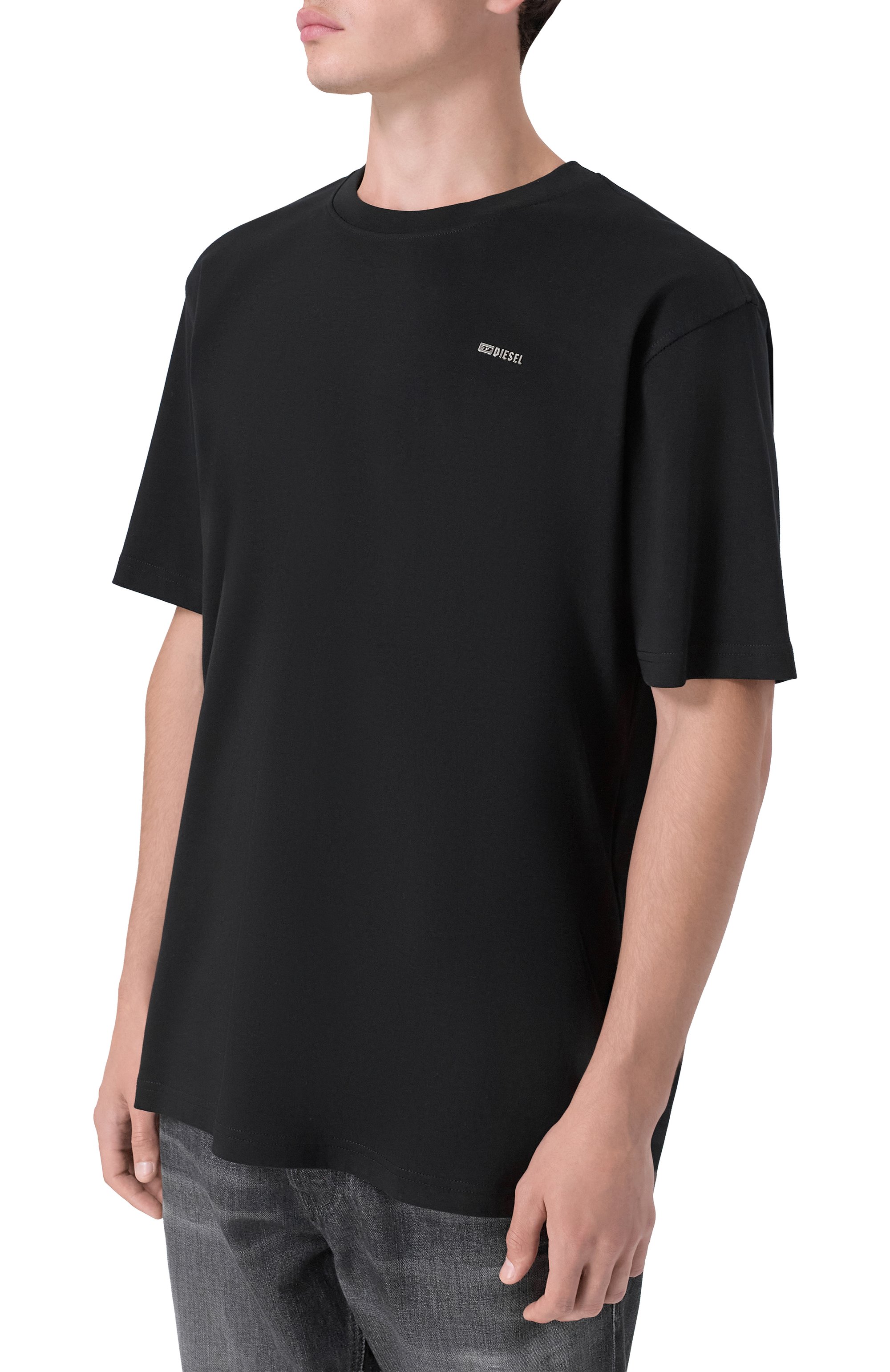 Хлопковая футболка DIESEL, арт. A19646/0AIJU, фото 3