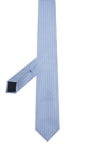 Шелковый галстук CORNELIANI голубого цвета по цене 6265 руб., арт. 83U302-9120434/00, фото 2 Шелковый галстук CORNELIANI, арт. 83U302-9120434/00, фото 2