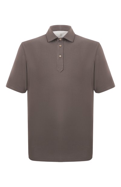 Мужское хлопковое поло BRUNELLO CUCINELLI, арт. M0B133936