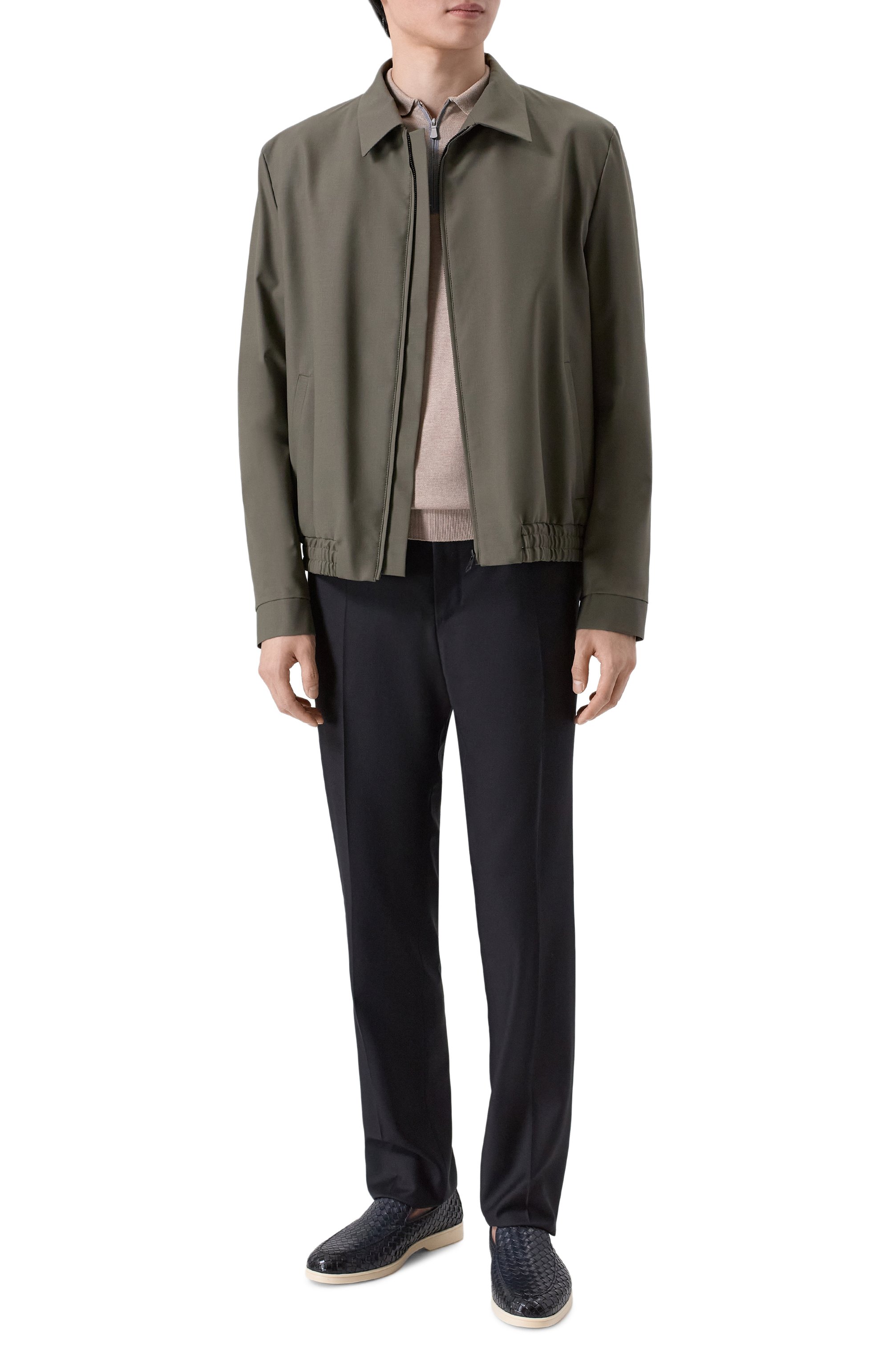 Кожаные лоферы DOUCAL'S темно-синего цвета по цене 64350 руб., арт. DU3416NWMAUY195G, фото 2 Кожаные лоферы DOUCAL'S, арт. DU3416NWMAUY195G, фото 2