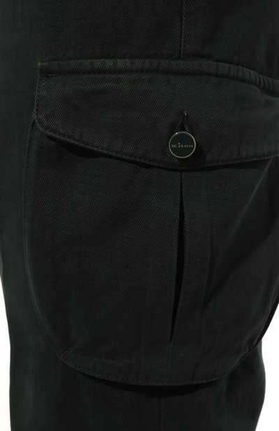 Брюки-карго из хлопка и кашемира KITON, арт. UFPPCAK0102F15, фото 5