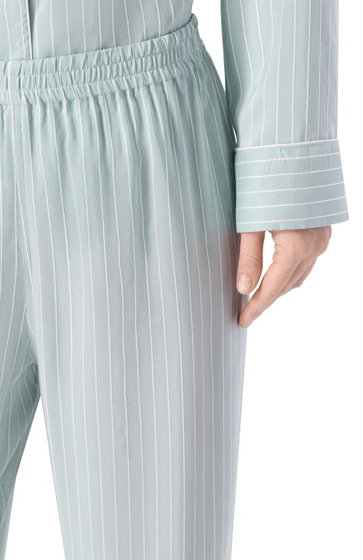 Пижама из вискозы и шелка Zimmerli 5149-11004 Зелёный  5149-11004 Фото 4