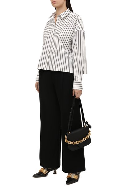 Хлопковая рубашка PROENZA SCHOULER WHITE LABEL, арт. WL2144260-SC067, фото 2