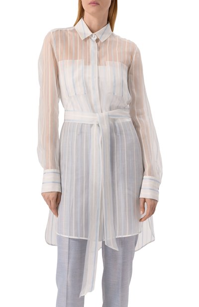 Шелковая блузка KITON, арт. D49406K0984E01, фото 3