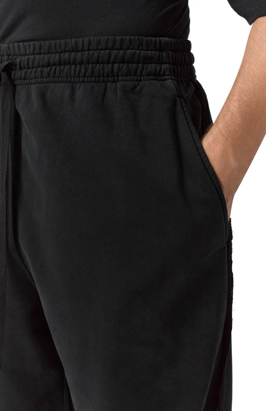 Хлопковые брюки Ann Demeulemeester B0013219/FA185 Чёрный  B0013219/FA185 Фото 5