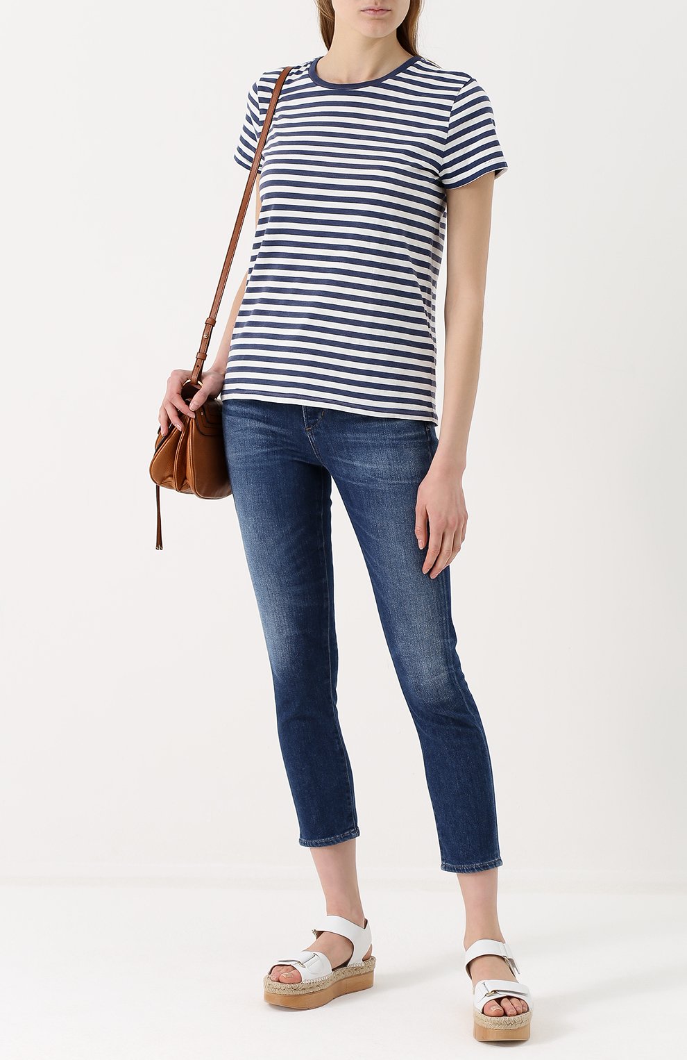 Футболка прямого кроя в полоску POLO RALPH LAUREN, арт. 211663098, фото 2