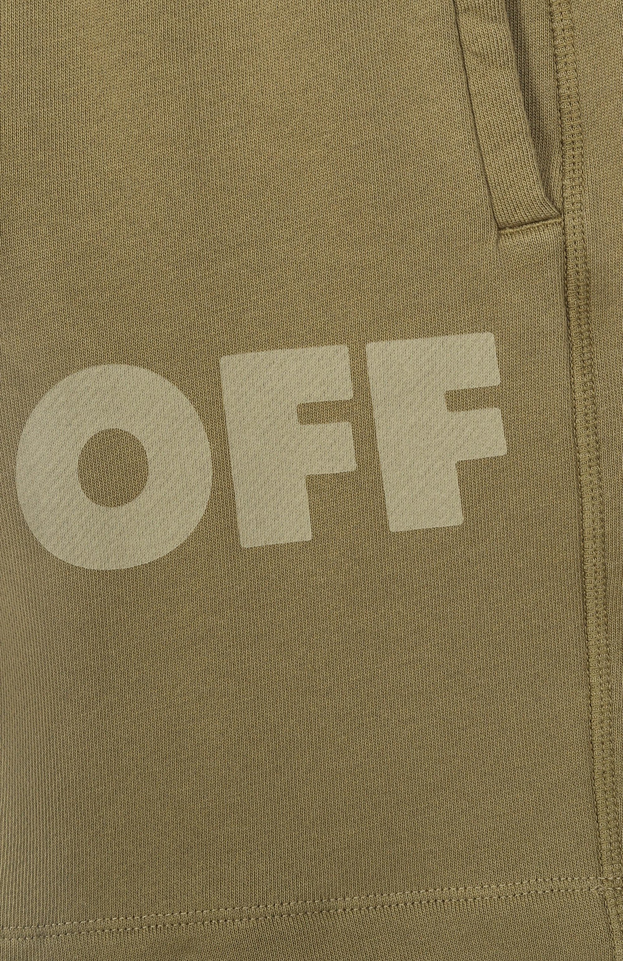 Хлопковые шорты OFF-WHITE, арт. 0BCI001S26FLE006_001, фото 3