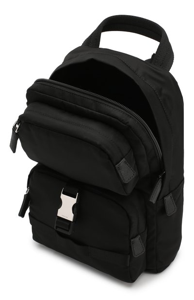 Текстильный рюкзак на одно плечо PRADA, арт. 2VZ013-973-F0002-OOO, фото 4