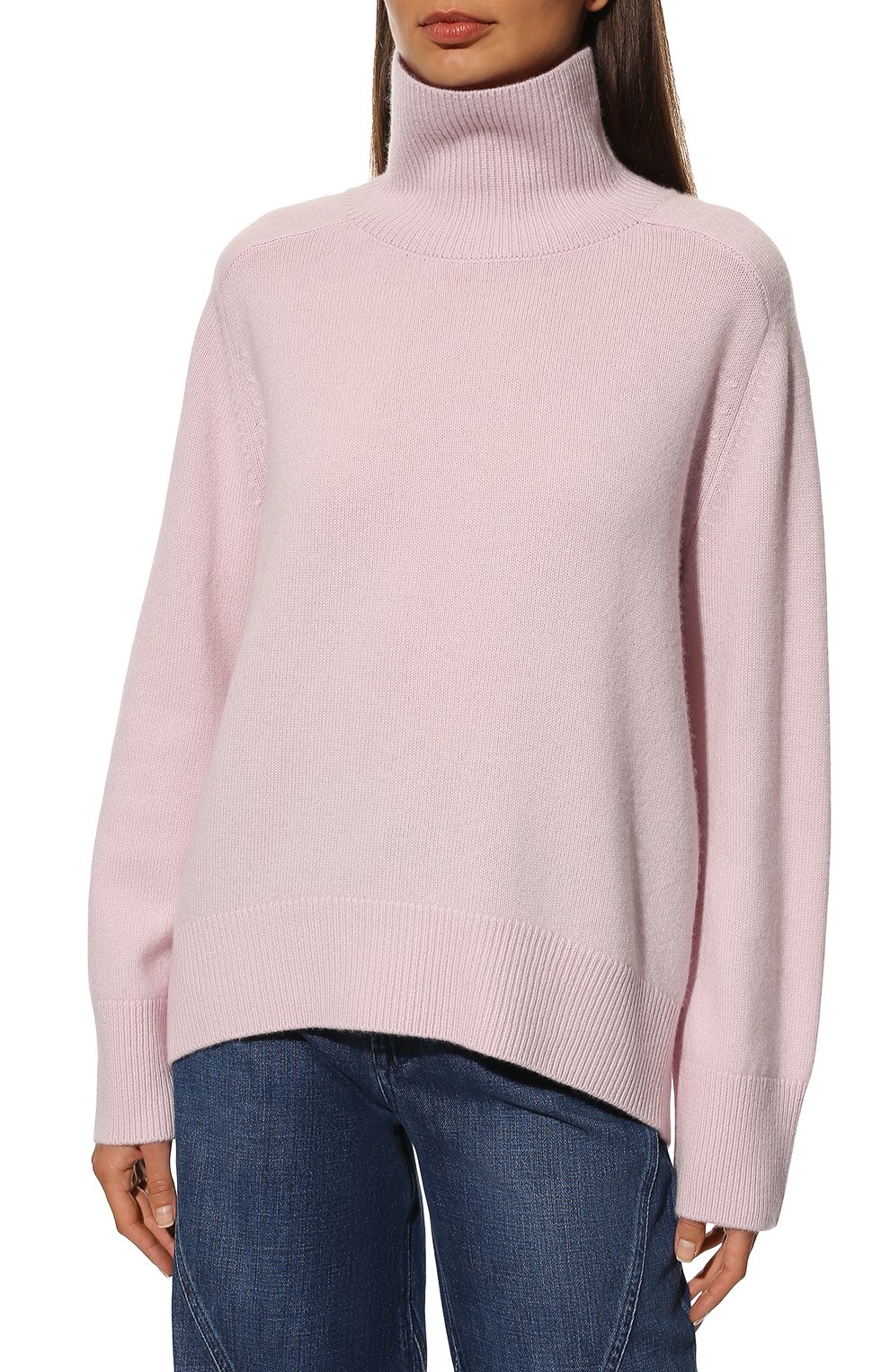 Кашемировый пуловер SEVEN LAB розового цвета по цене 29400 руб., арт. Sweater 22-R lilac, фото 3 Кашемировый пуловер SEVEN LAB, арт. Sweater 22-R lilac, фото 3