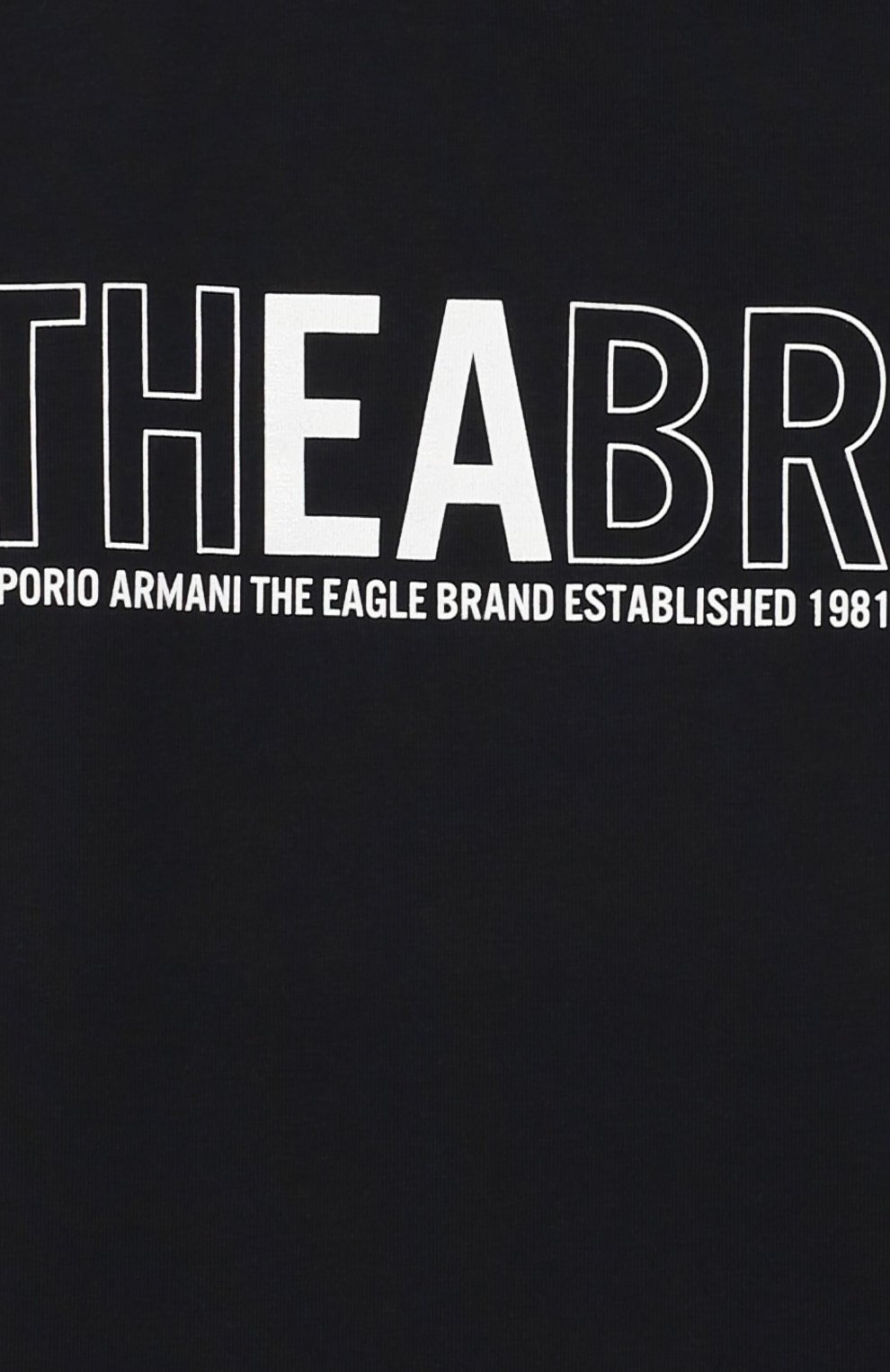 Хлопковая футболка EMPORIO ARMANI, арт. 3H4T91/1J0AZ, фото 3