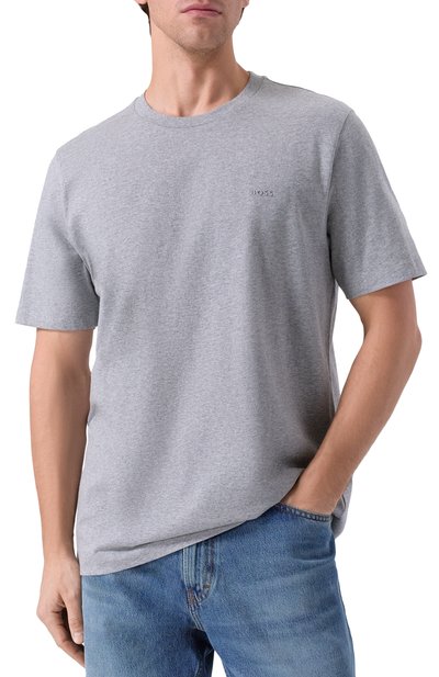 Хлопковая футболка BOSS, арт. 50468347, фото 3