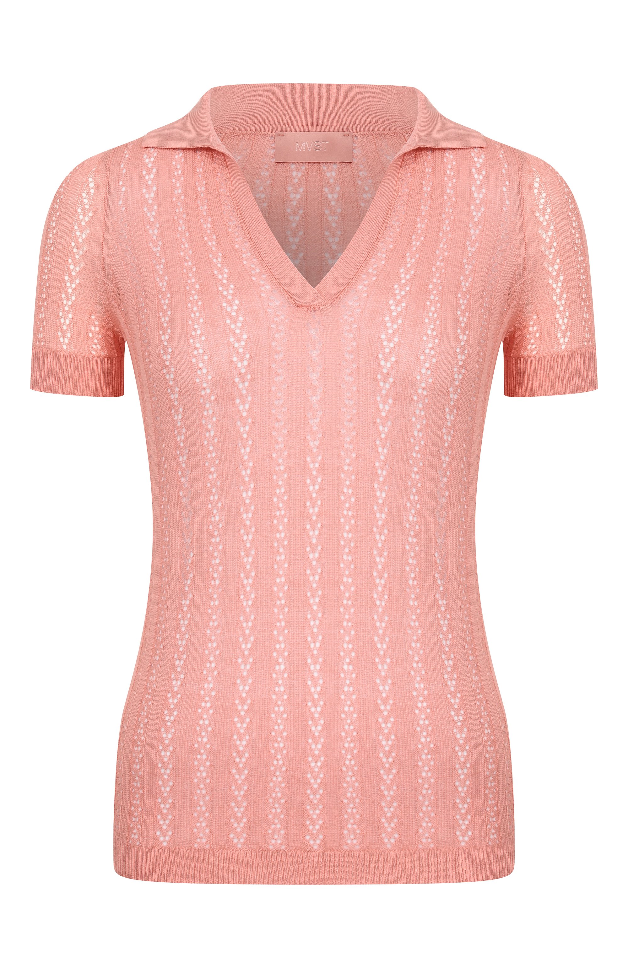 Поло из шел ка и хлопка MVST, арт. M26.CSW.K432/G0NG, фото 1