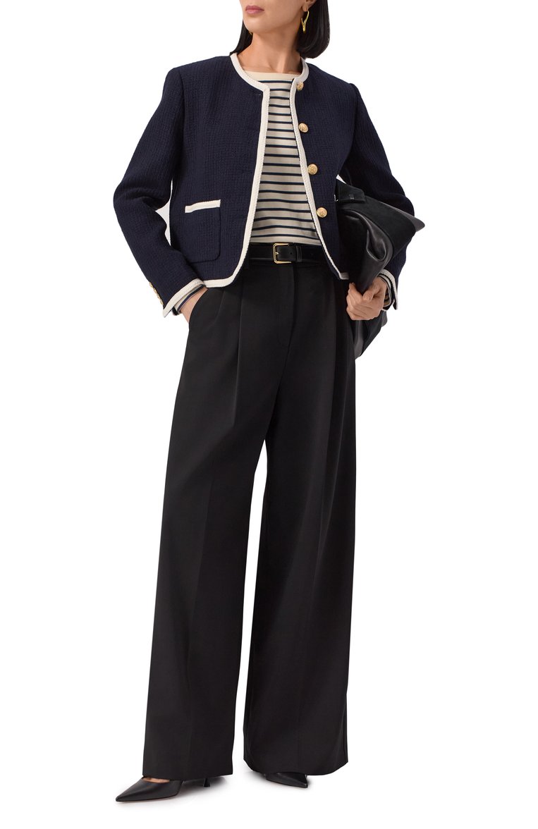 Хлопковый лонгслив WEEKEND MAX MARA, арт. ERASM0, фото 1