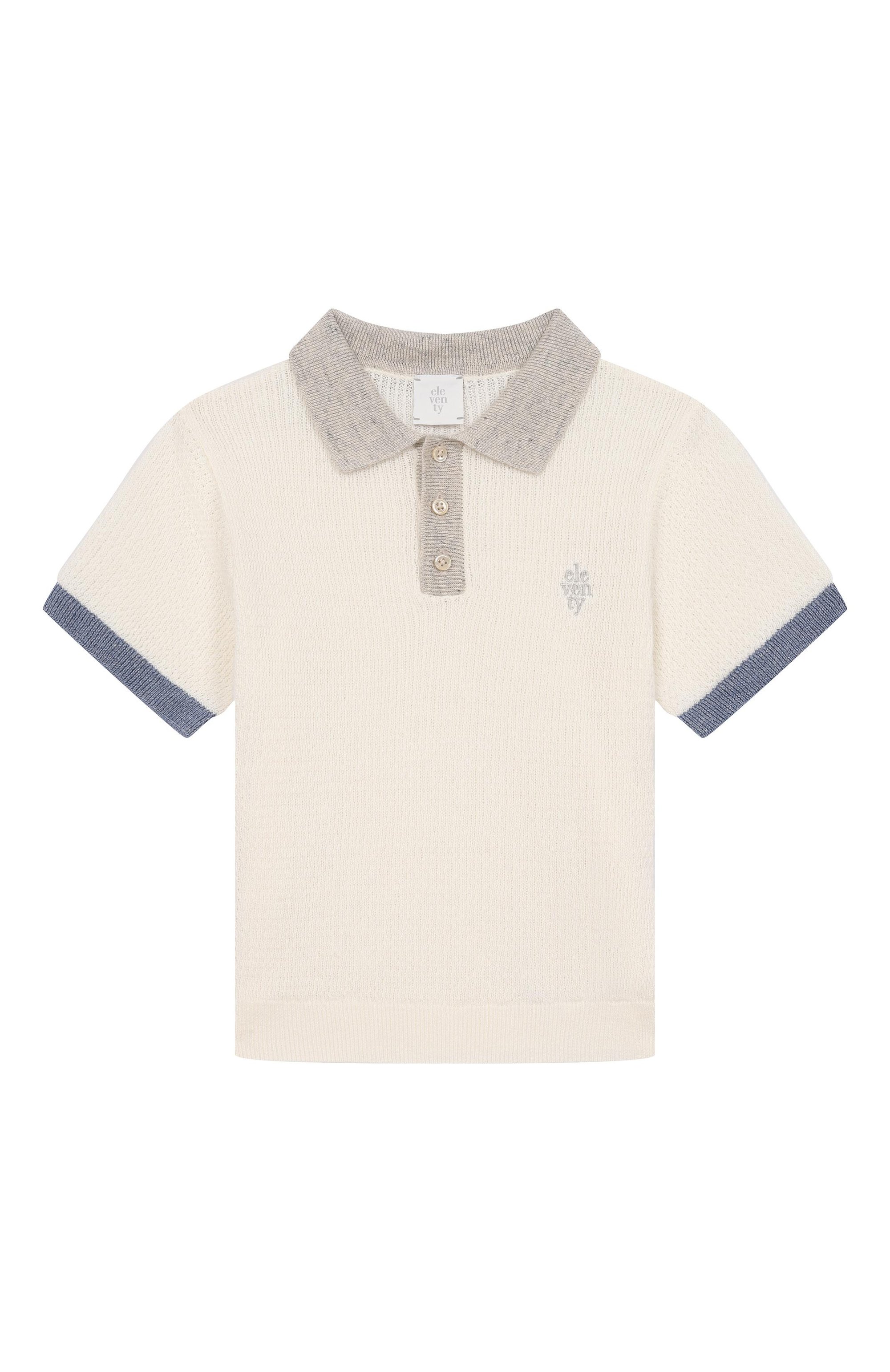 Поло изо льна и хлопка ELEVENTY, арт. EY9P01/Z3182, фото 1