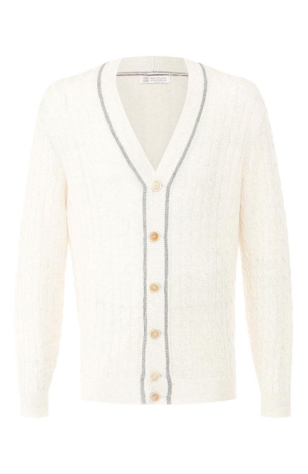 Кардиган из смеси льна и хлопка BRUNELLO CUCINELLI, арт. M2L79006, фото 1
