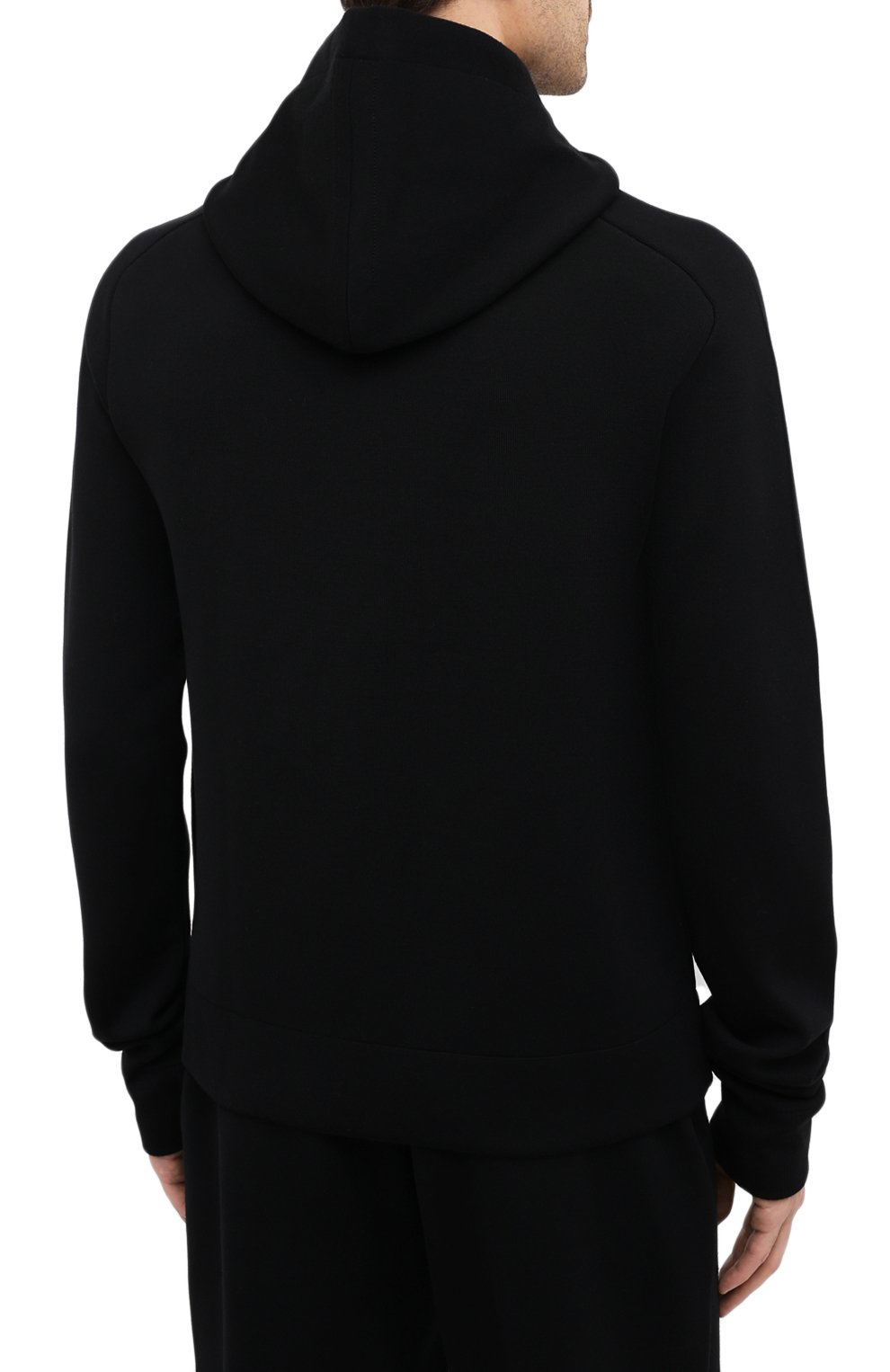 Худи из шерсти и вискозы BOTTEGA VENETA черного цвета по цене 150500 руб., арт. 631512/VKWQ0, фото 4 Худи из шерсти и вискозы BOTTEGA VENETA, арт. 631512/VKWQ0, фото 4