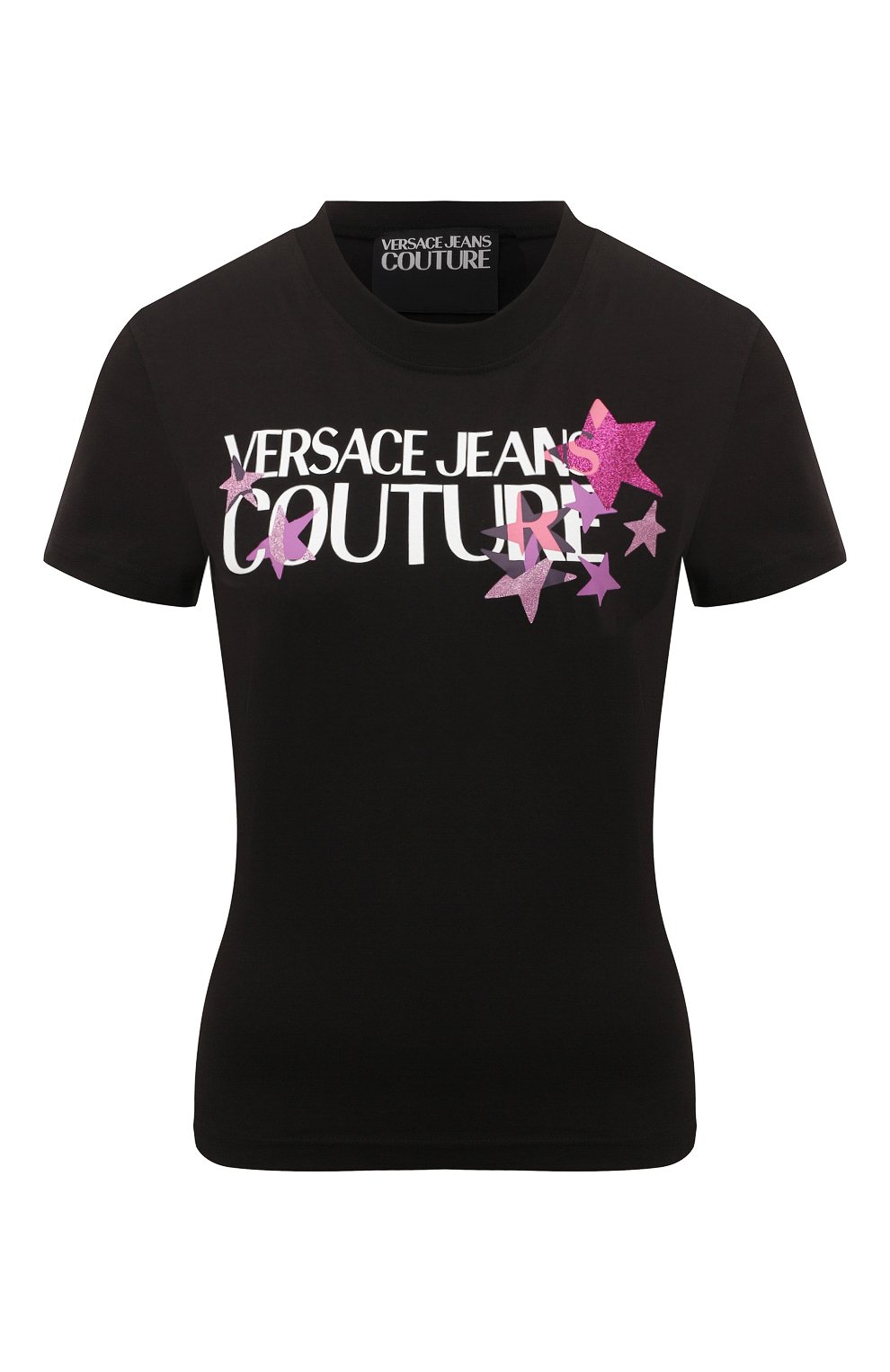 Хлопковая футболка VERSACE JEANS COUTURE, арт. 75HAHT20/CJ00T, фото 1