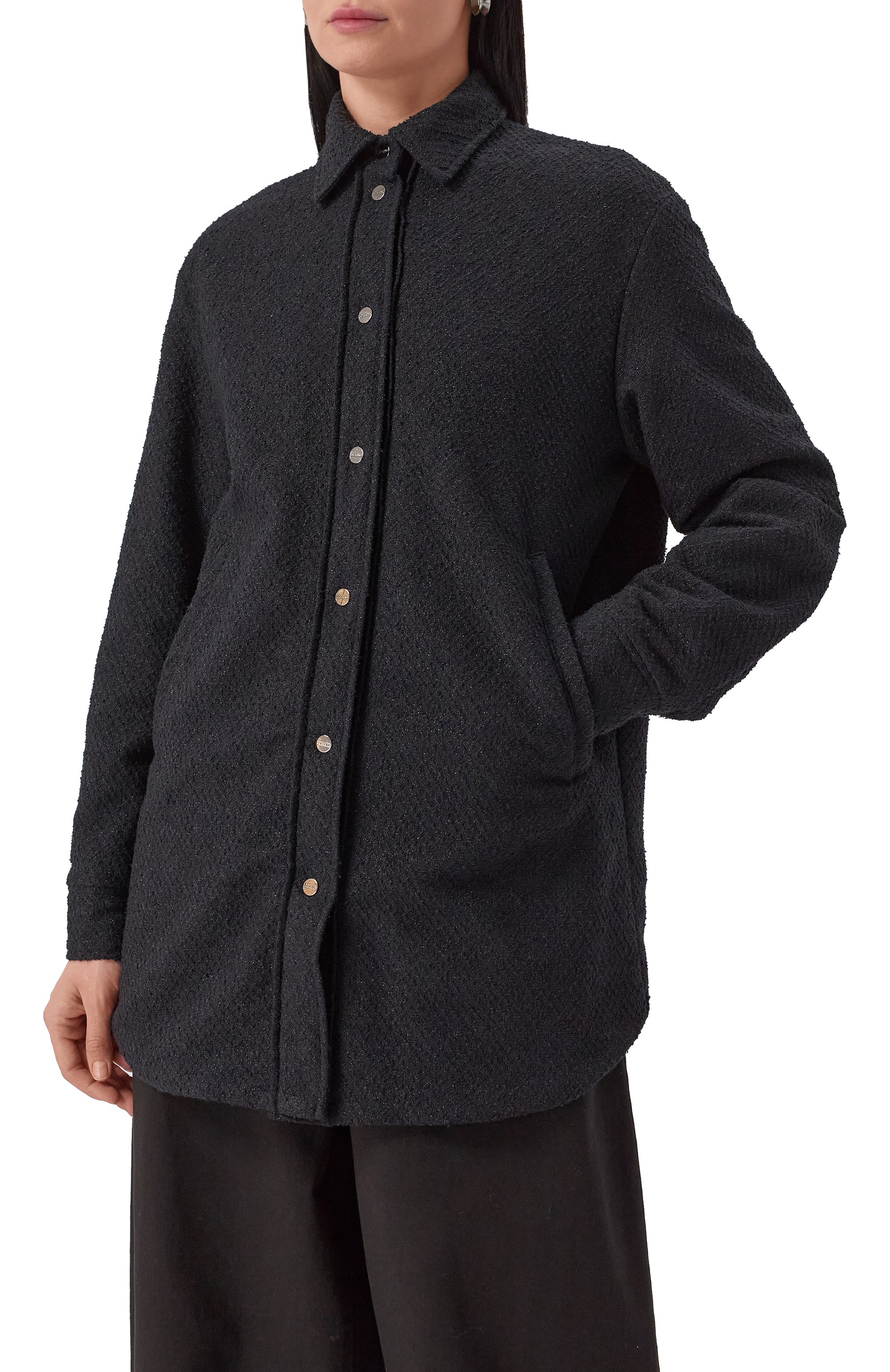 Твидовая куртка-рубашка HERNO, арт. GI000302D/13241, фото 3