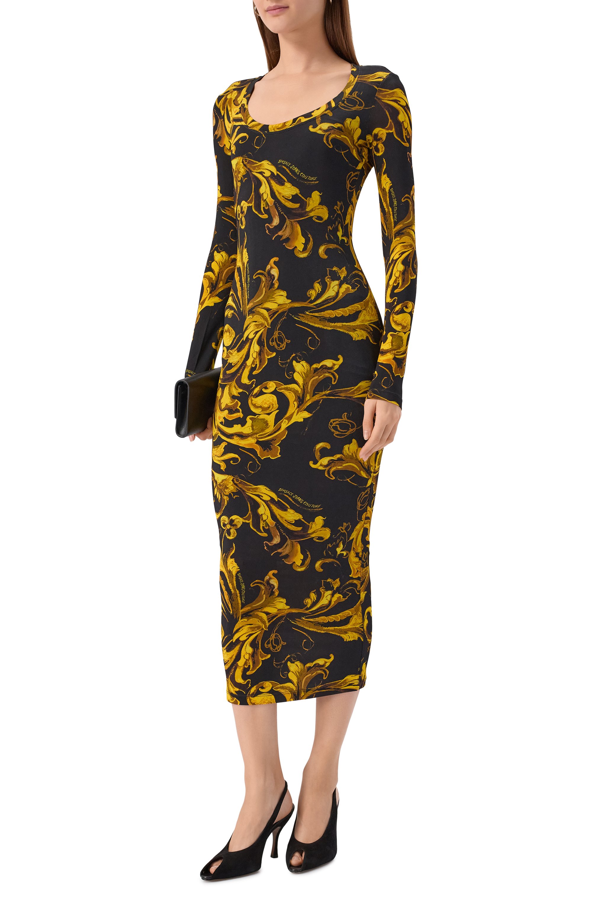 Платье из вискозы VERSACE JEANS COUTURE, арт. 79HA0920/JS500, фото 2