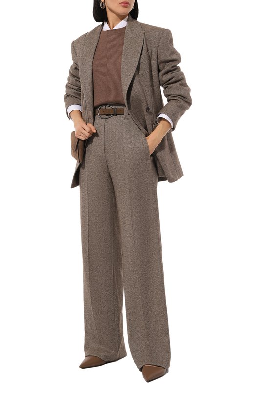 Шерстяной жакет Brunello Cucinelli MB1317163 Бежевый  MB1317163 Фото 2