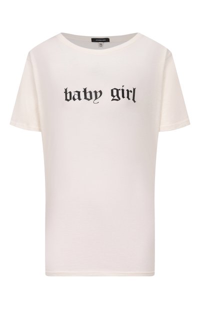 Женская футболка из хлопка и кашемира R13, арт. R13WK001-K135B