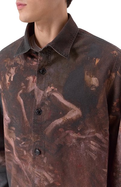 Хлопковая рубашка HUGO, арт. 50549754, фото 5