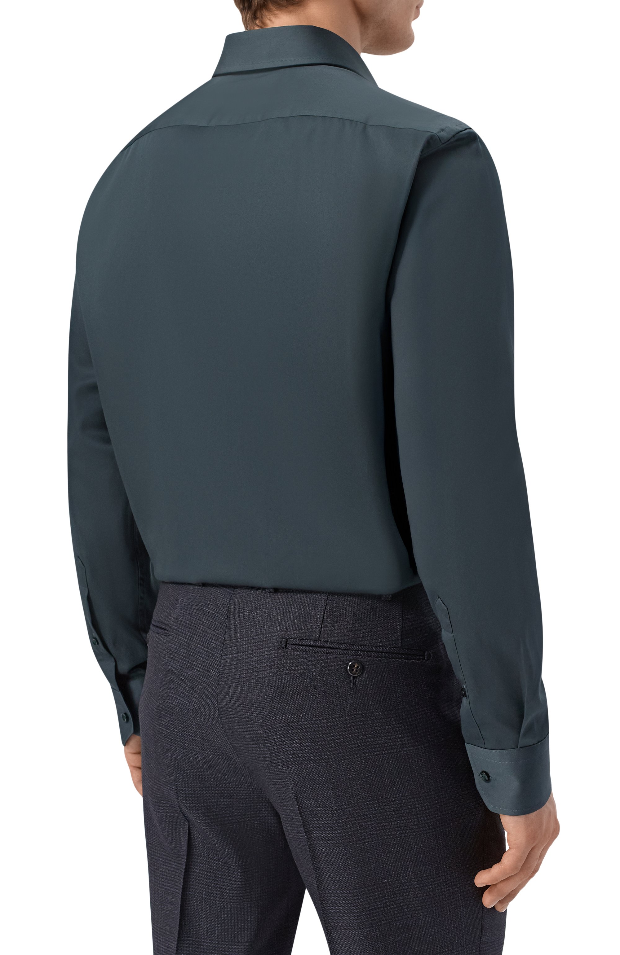 Хлопковая сорочка BOSS, арт. 50555711, фото 4