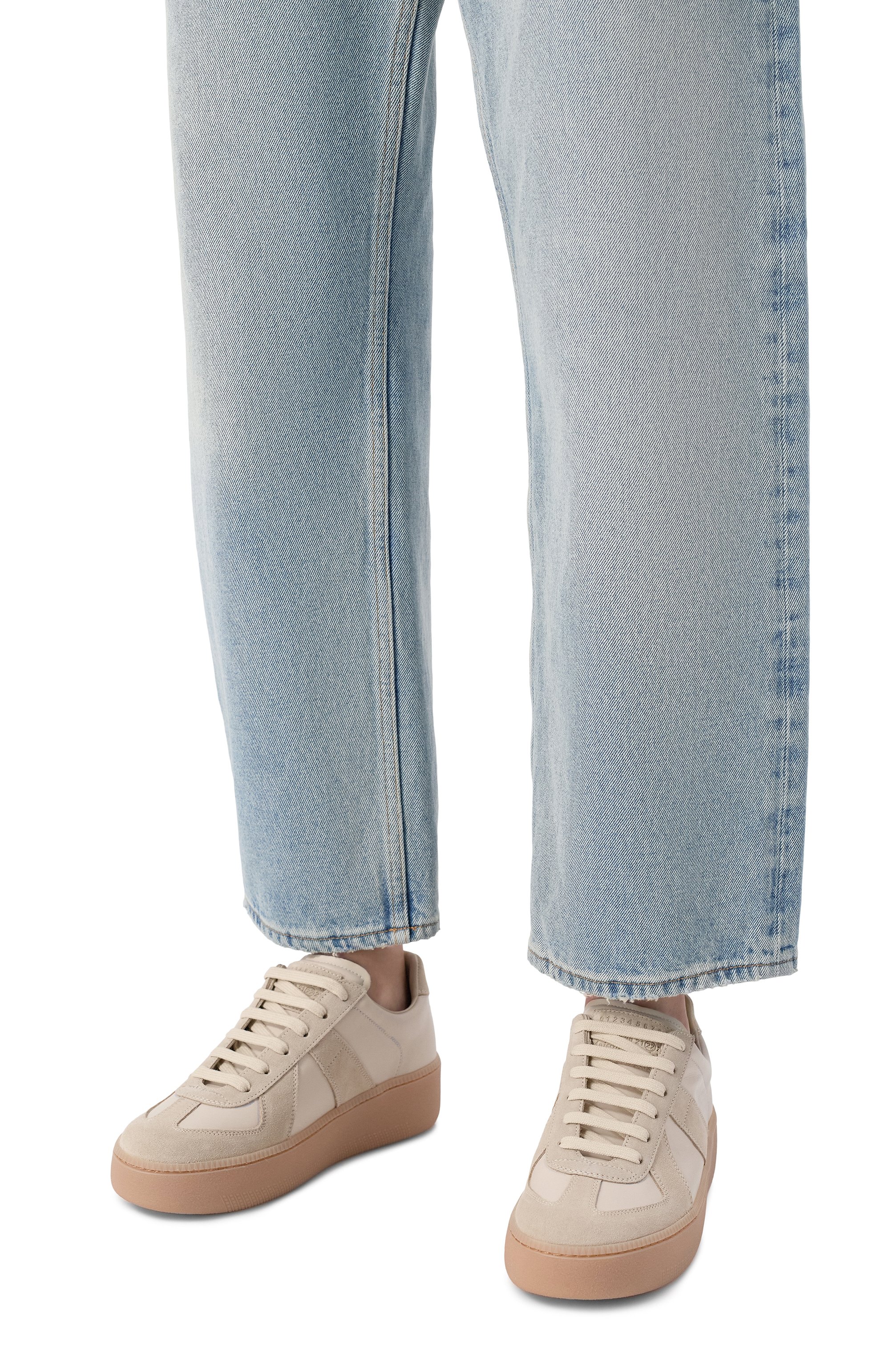 Кожаные кеды replica wedge MAISON MARGIELA, арт. S58WS0282/P1895, фото 2