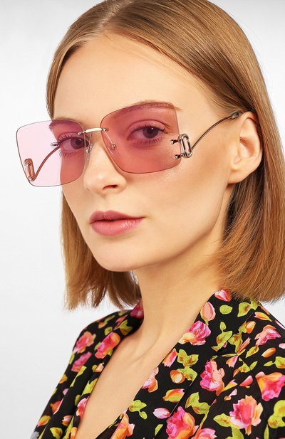 Солнцезащитные очки MARC JACOBS (THE) розового цвета по цене 19650 руб., арт. MARC 372 35J, фото 2 Солнцезащитные очки MARC JACOBS (THE), арт. MARC 372 35J, фото 2