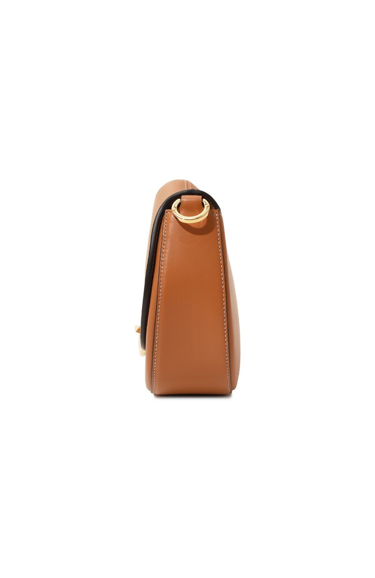 Женская сум�ка ohval small VALENTINO светло-коричневого цвета, арт. 5W2B0N88/CVC | Фото 4 (Размер: small; Материал: Натуральная кожа; Ремень/цепочка: На ремешке)