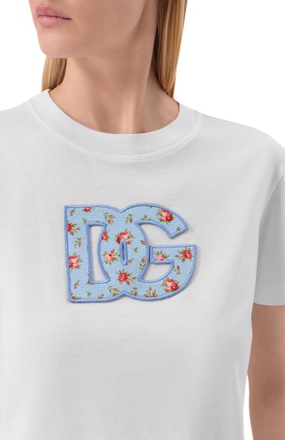 Хлопковая футболка DOLCE & GABBANA, арт. F8V42Z/GDDLX, фото 5