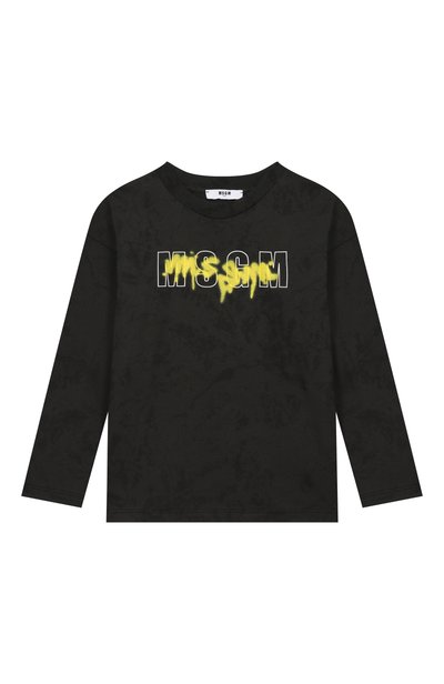 Хлопковый лонгслив MSGM KIDS, арт. F6MSJBTH243, фото 1