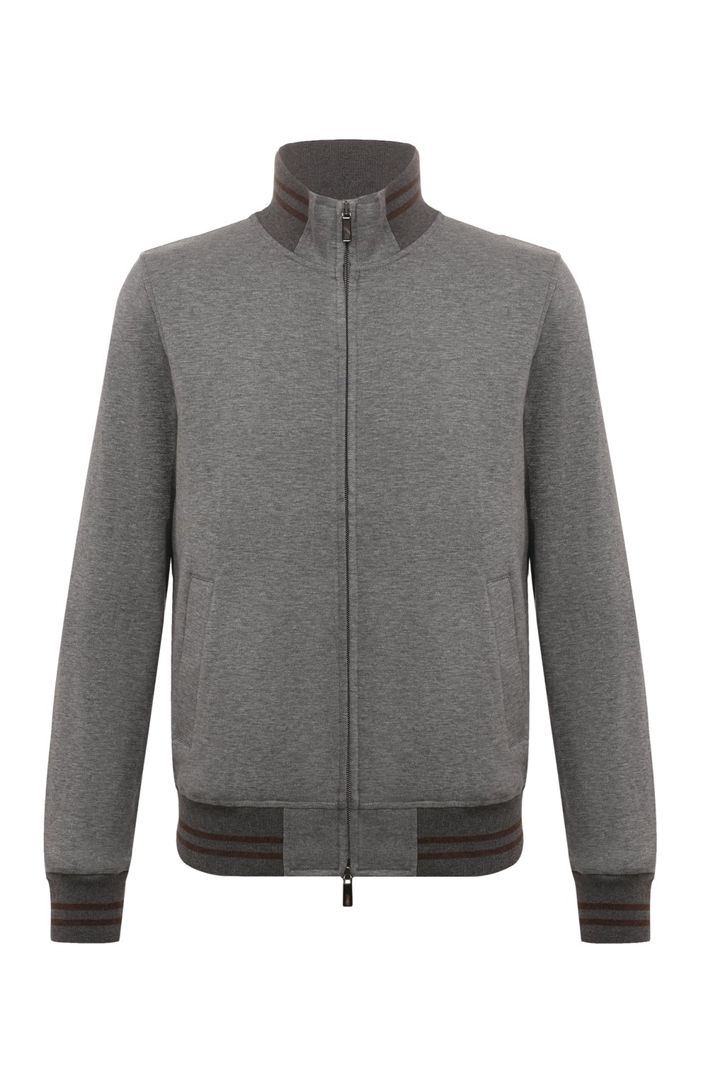 Толстовка из хлопка и кашемира CAPOBIANCO, арт. 17M457.LB00., фото 1