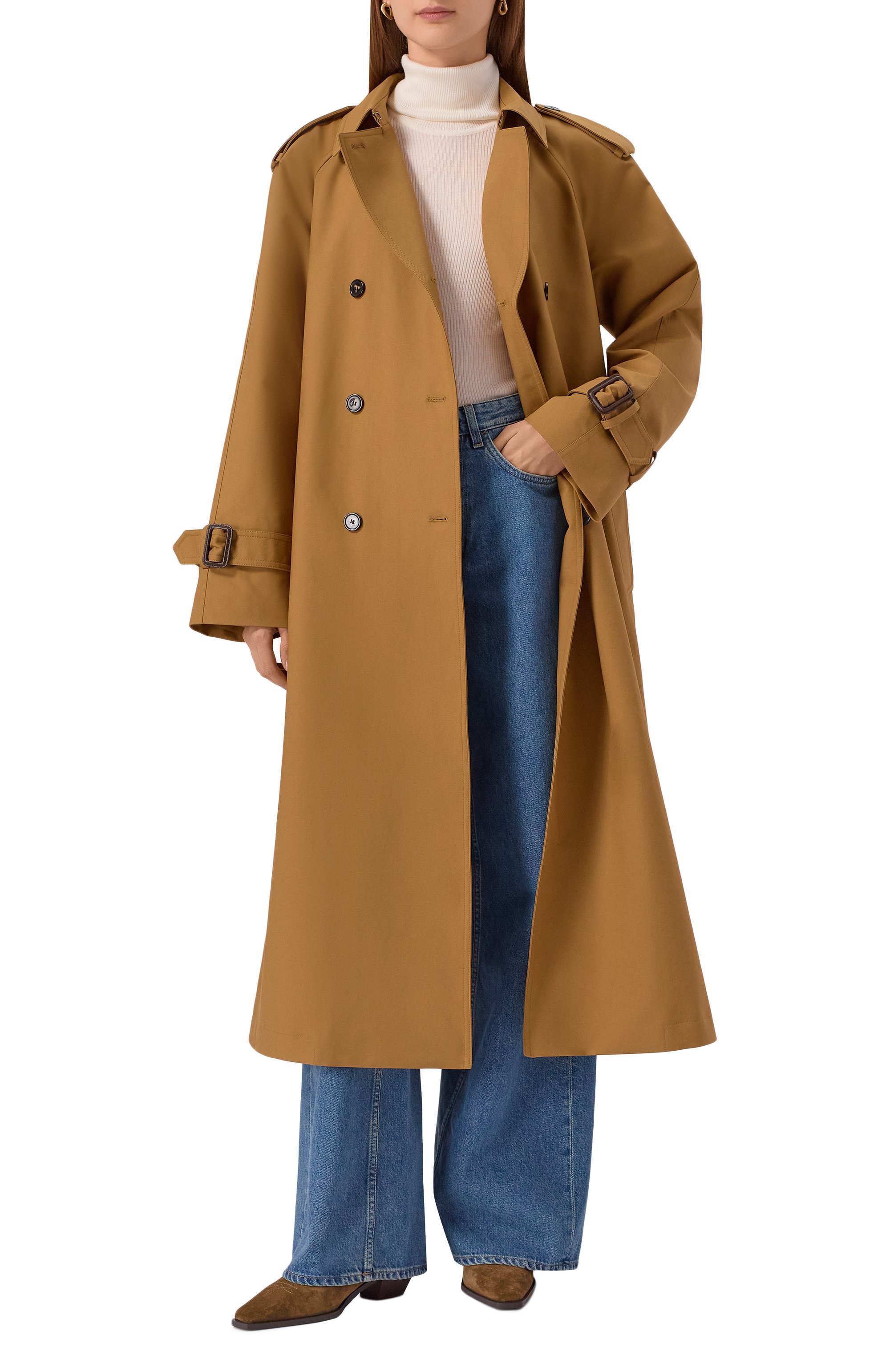 Хлопковый тренч 12 STOREEZ, арт. 130306, фото 2