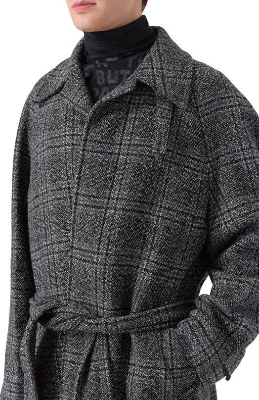 Шерстяное пальто Balenciaga 838934/TSU20 Серый  838934/TSU20 Фото 5