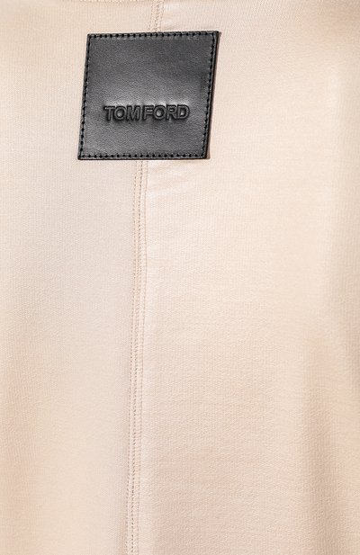 Шелковый пуловер TOM FORD бежевого цвета по цене 156000 руб., арт. TSJ333-FAX468, фото 5 Шелковый пуловер TOM FORD, арт. TSJ333-FAX468, фото 5
