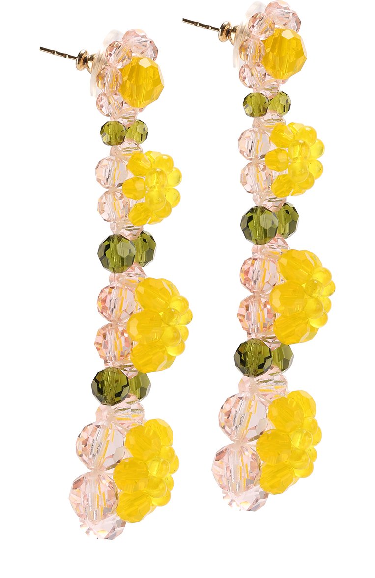 Серьги из бусин в виде цветов SIMONE ROCHA, арт. ERG49L/0906, фото 2