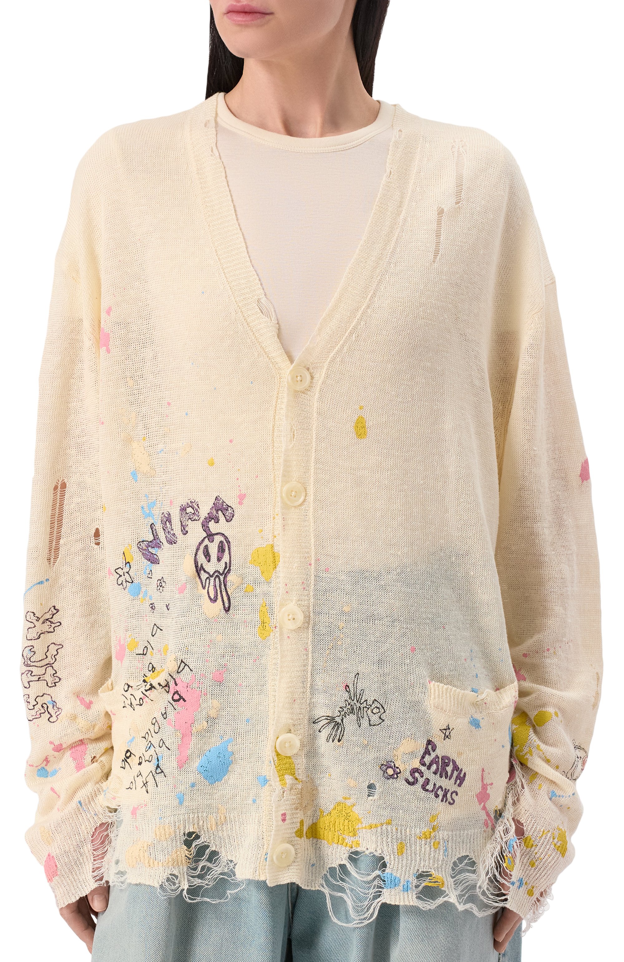 Льняной кардиган R13, арт. R13WY200-Y204B, фото 3