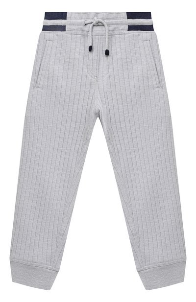 Хлопковые джоггеры BRUNELLO CUCINELLI, арт. BTU20E339A, фото 1