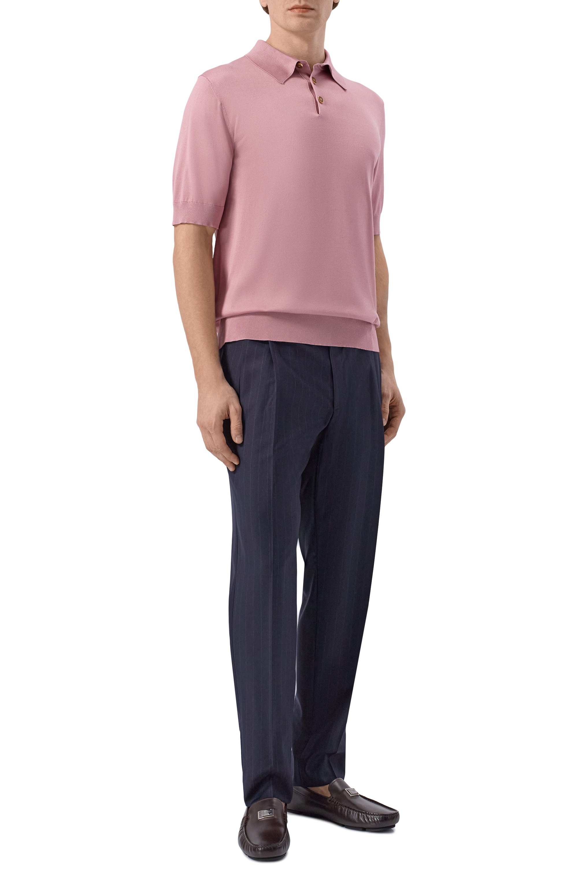 Кожаные мокасины dg driver DOLCE & GABBANA, арт. A50596/A0065, фото 2