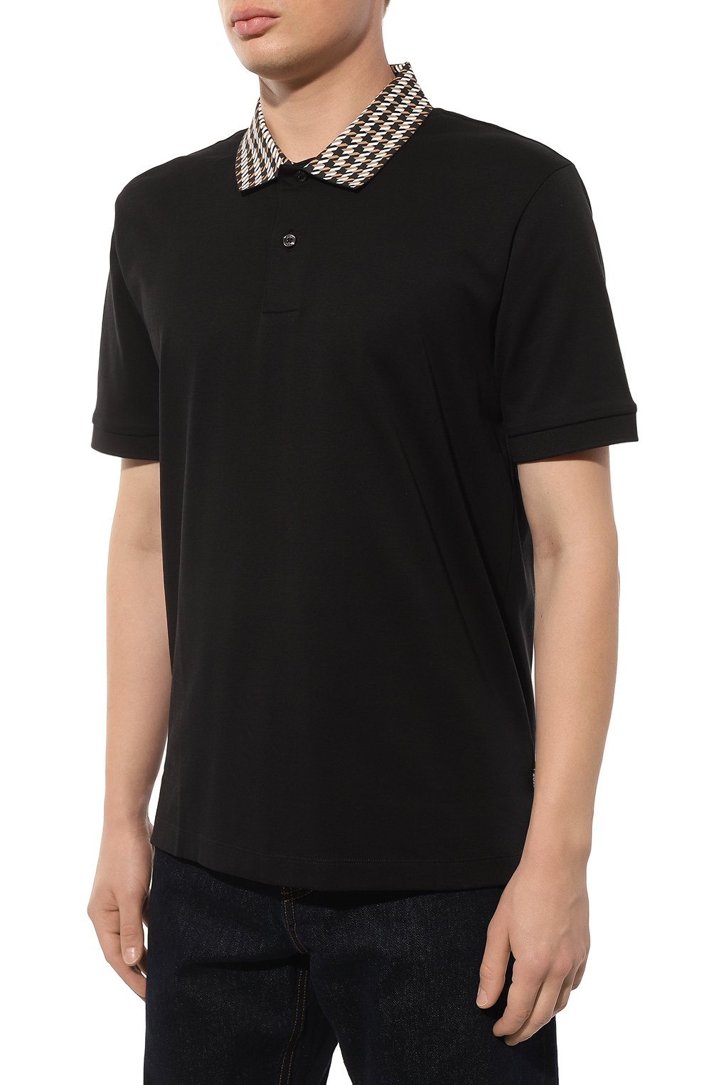 Хлопковое поло BOSS, арт. 50499220, фото 3