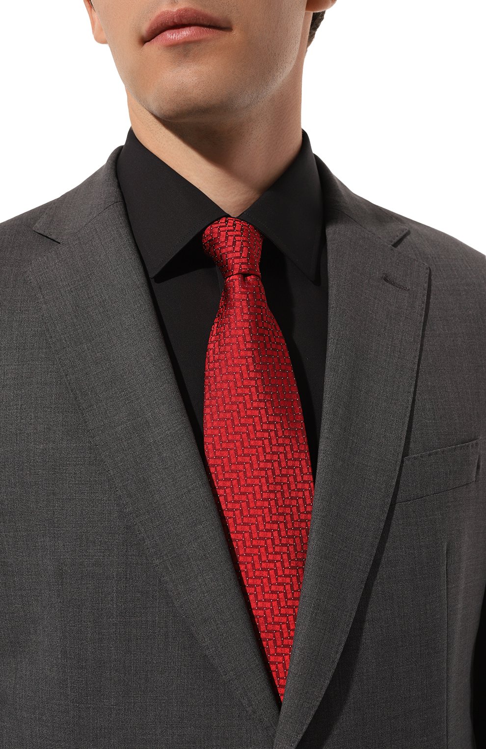 Шелковый галстук ZILLI, арт. 57021, фото 2