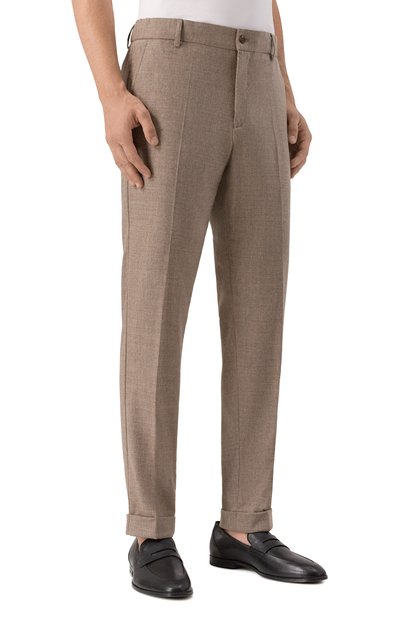 Брюки из шерсти и кашемира MARCO PESCAROLO, арт. MANU/5229, фото 3