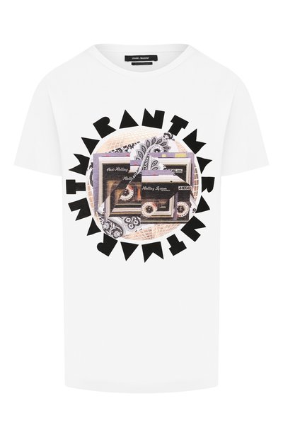 Женская хлопковая футболка ISABEL MARANT, арт. TS0619-19E038I/ZA0F
