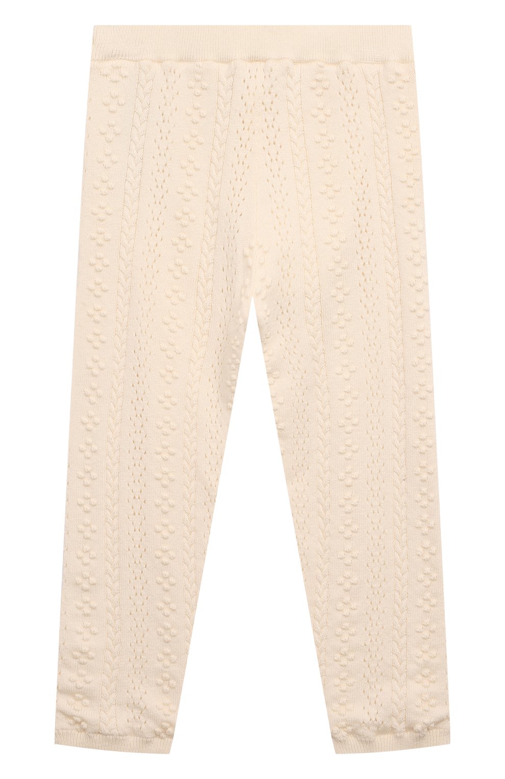 Джоггеры из хлопка и шерсти CHLOÉ кремового цвета по цене 22000 руб., арт. C20227, фото 2 Джоггеры из хлопка и шерсти CHLOÉ, арт. C20227, фото 2