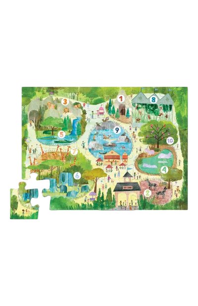 Пазл карта 24 детали CROCODILE CREEK, арт. 4185-3